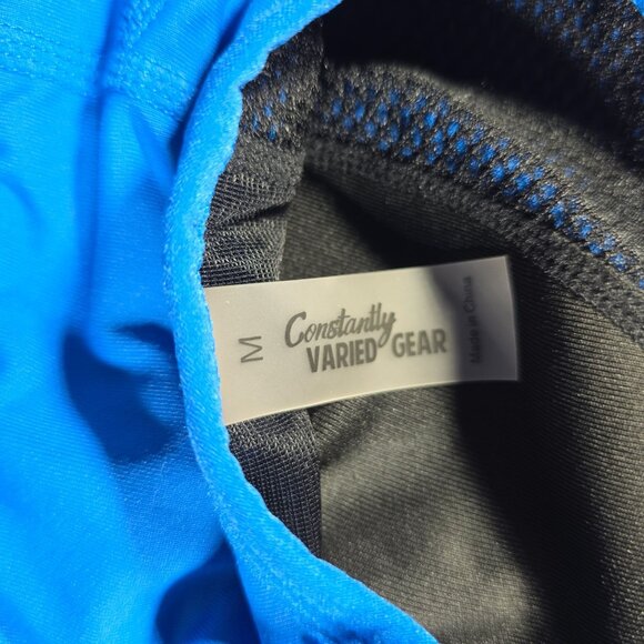 Constantly Varied Gear Blue Full Zip Adjustable Sports Bra Medium fitness - Picture 3 of 5